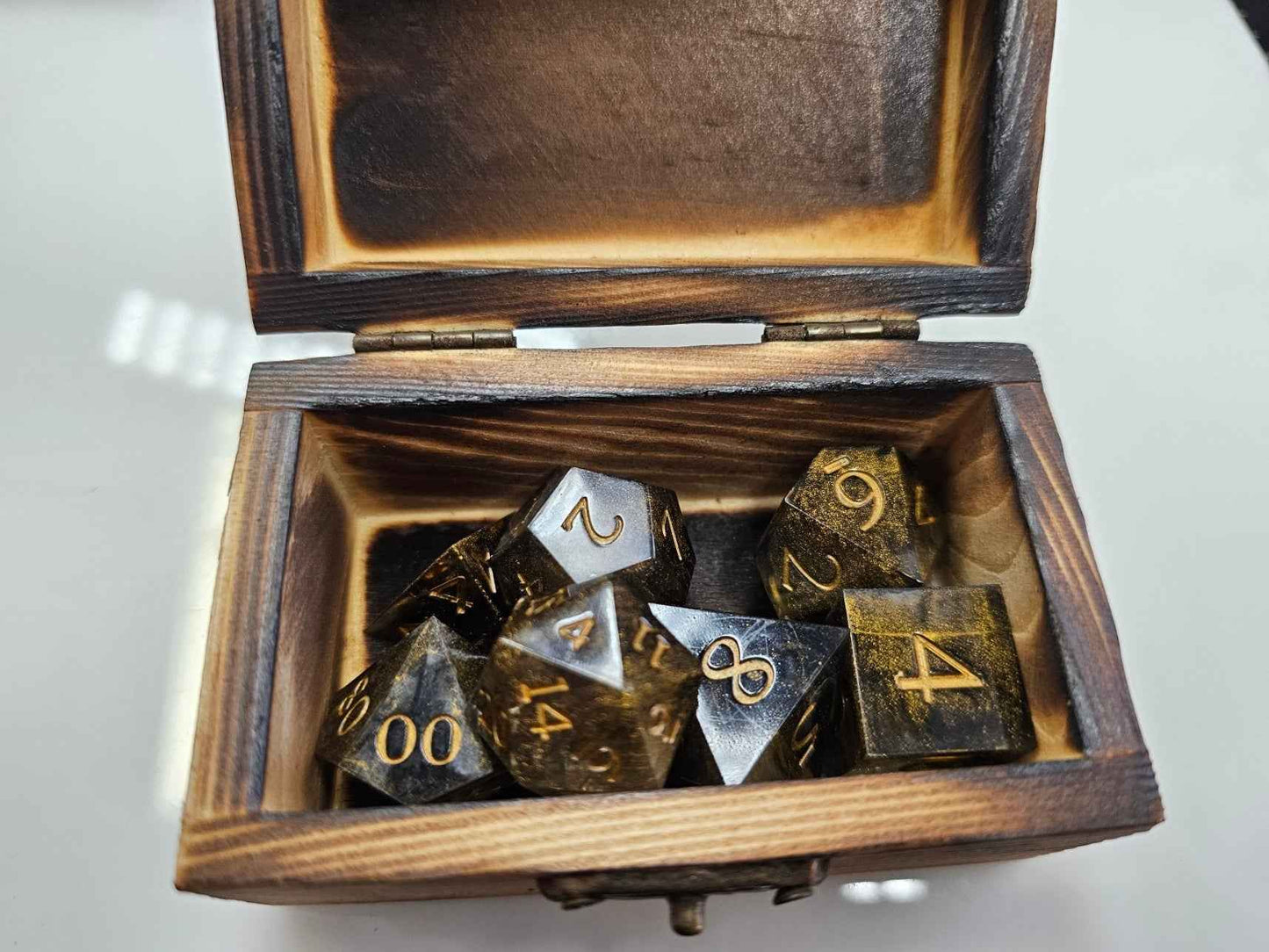 The Legend of the Dragon’s Gold Polyhedral Dice Set