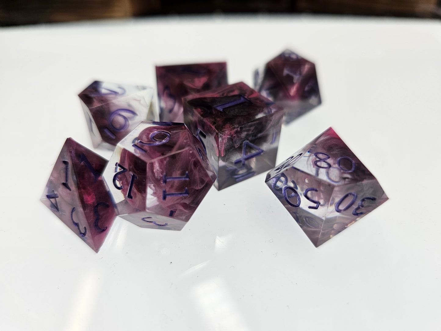The Legend of the Twilight Nebula Polyhedral Dice Set