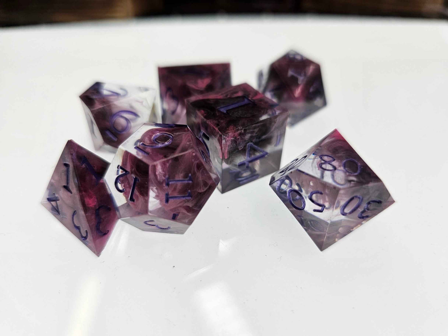 The Legend of the Twilight Nebula Polyhedral Dice Set