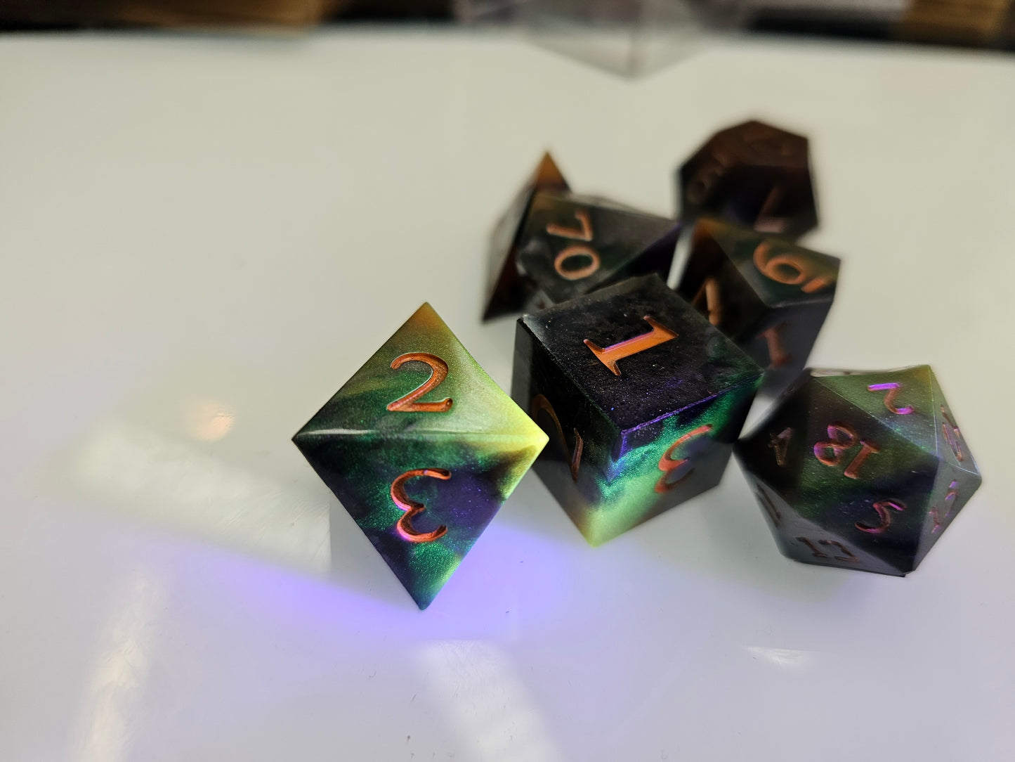 The Legend of the Emberforge dice
