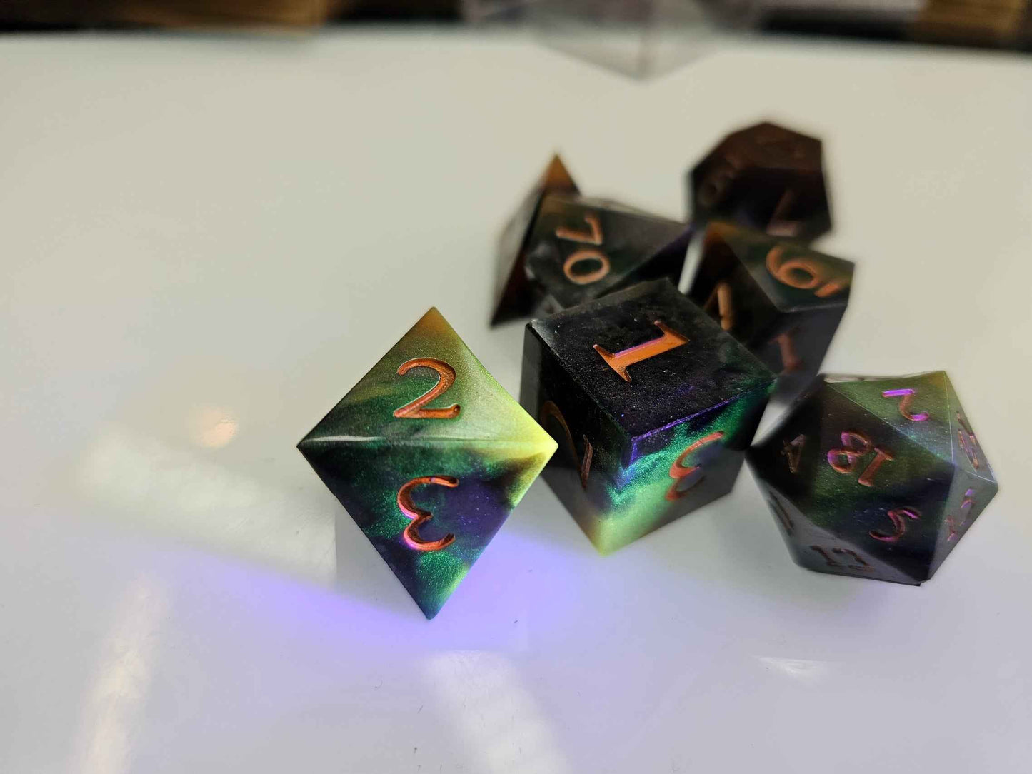 The Legend of the Emberforge dice