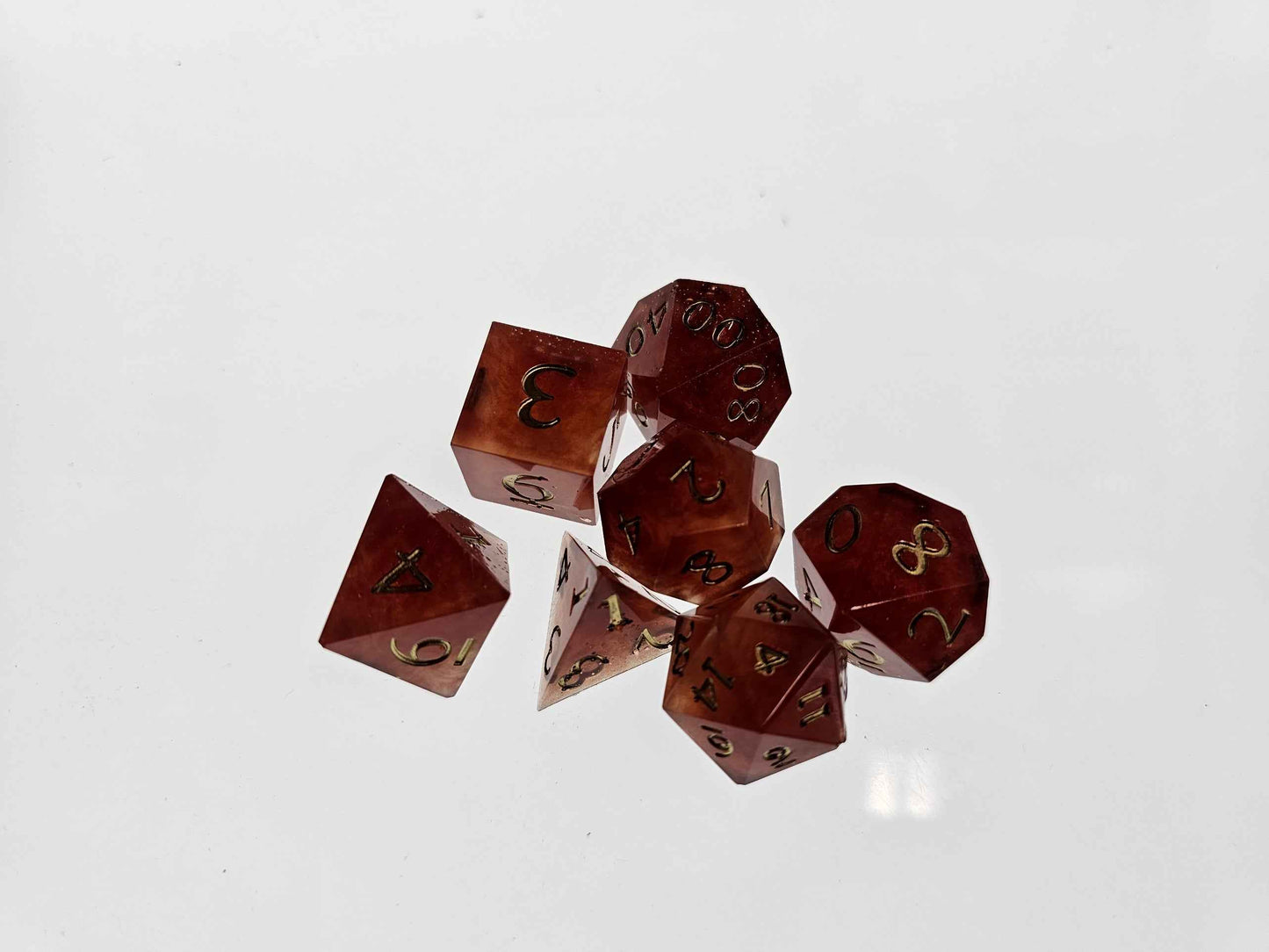 The Legend of the Magma Core Dice Set