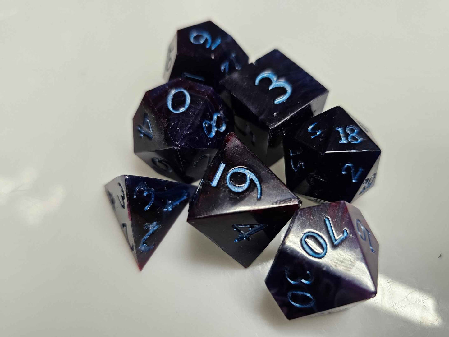 The Legend of the Midnight Abyss Polyhedral Dice Set