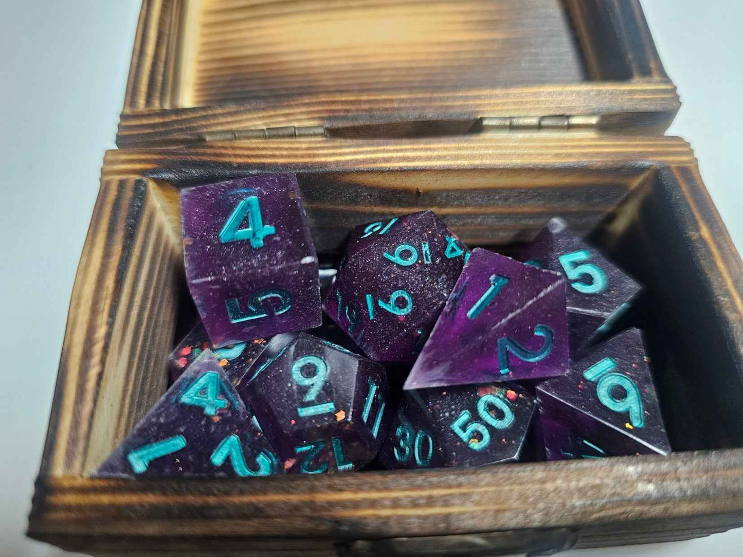 The Legend of the Midnight Abyss Polyhedral Dice Set of 9