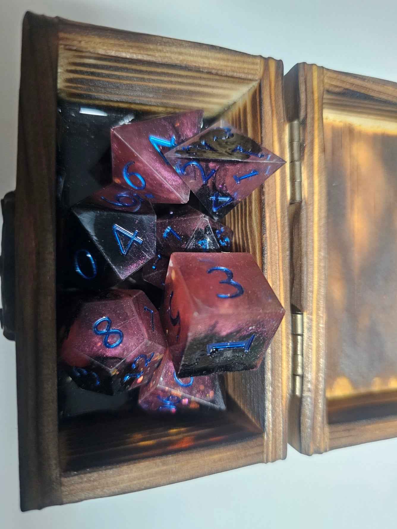The Legend of the Cyber-Void Polyhedral Dice Set