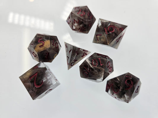 The Legend of the Vampire's Crypt Polyhedral Dice Set