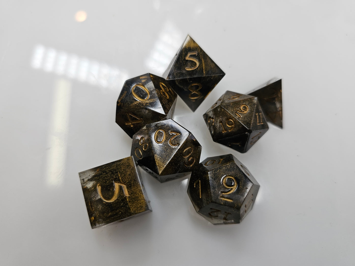 The Legend of the Dragon’s Gold Polyhedral Dice Set