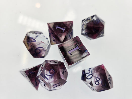 The Legend of the Twilight Nebula Polyhedral Dice Set