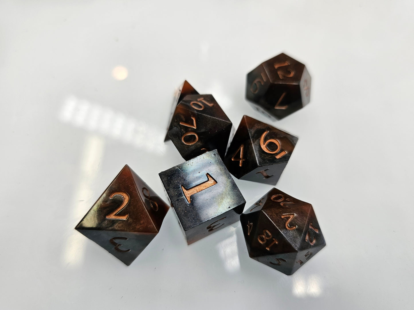 The Legend of the Emberforge dice