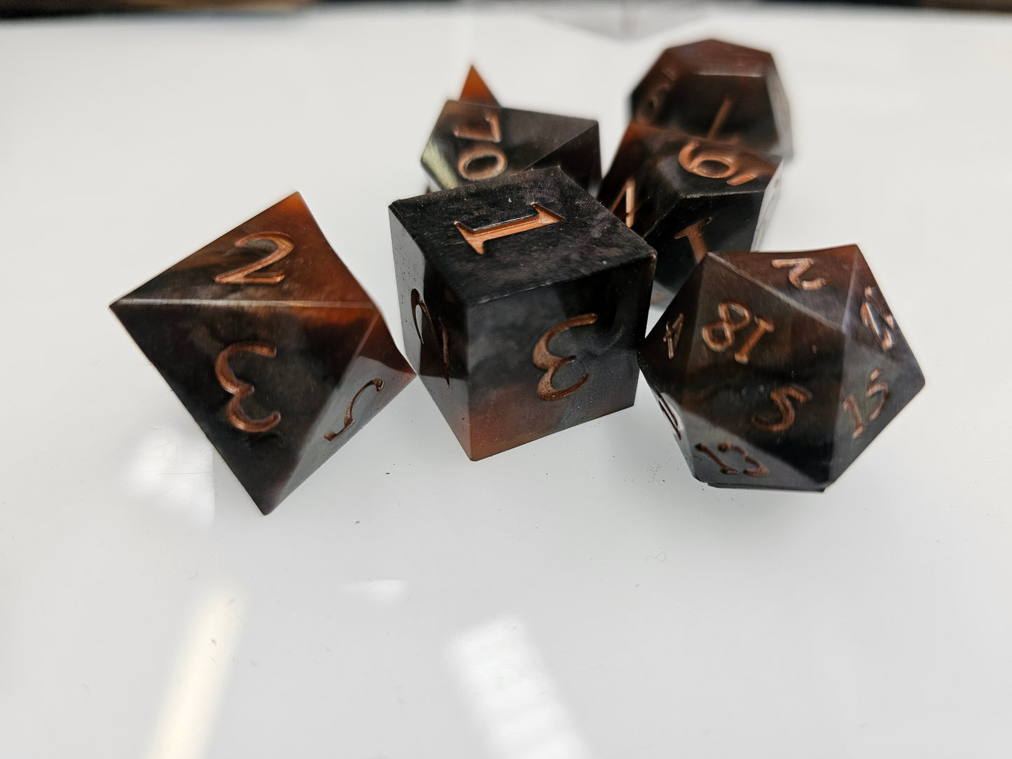 The Legend of the Emberforge dice