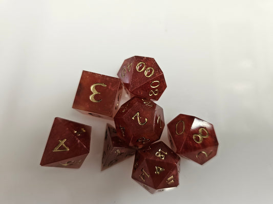 The Legend of the Magma Core Dice Set