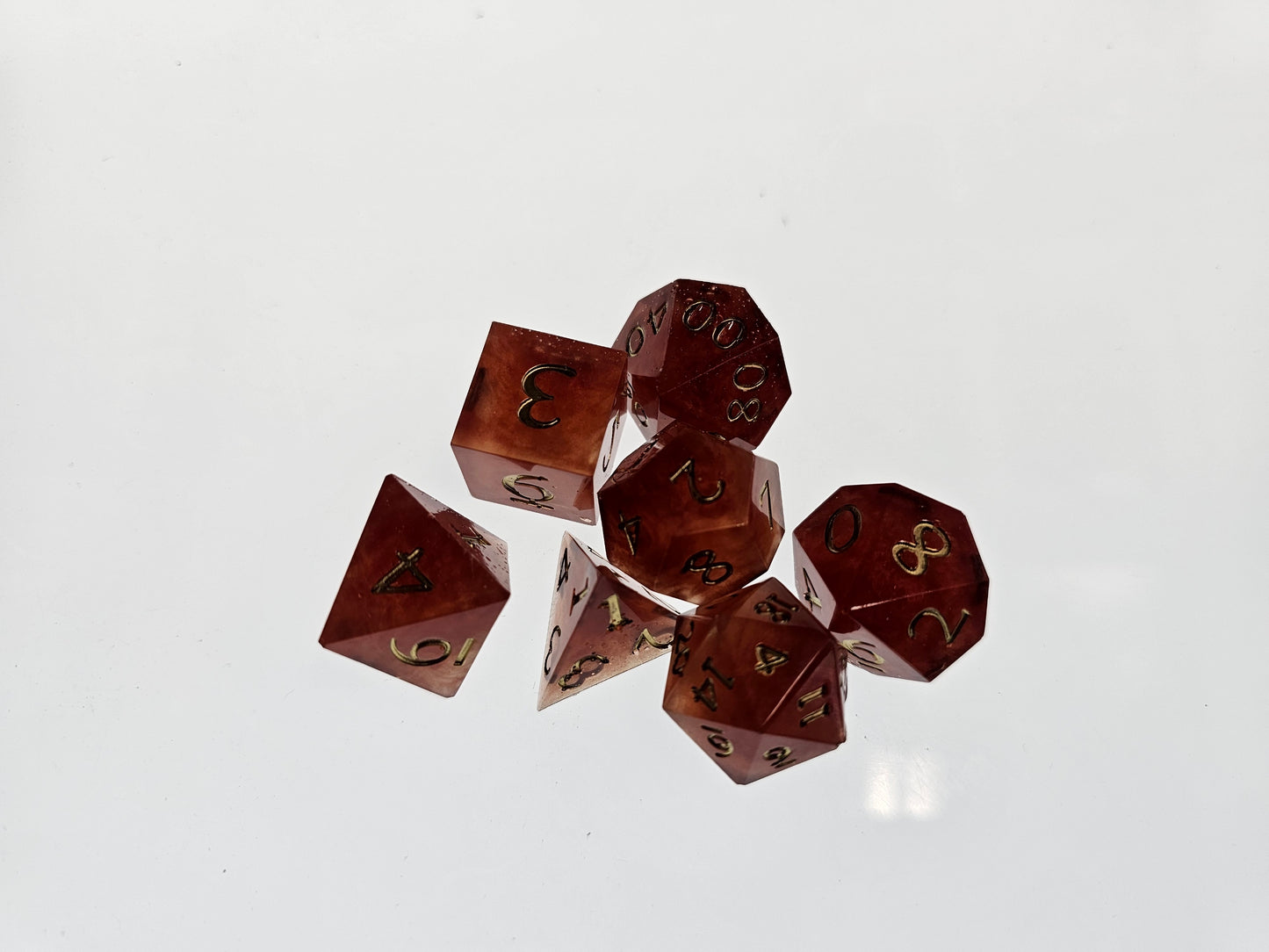 The Legend of the Magma Core Dice Set