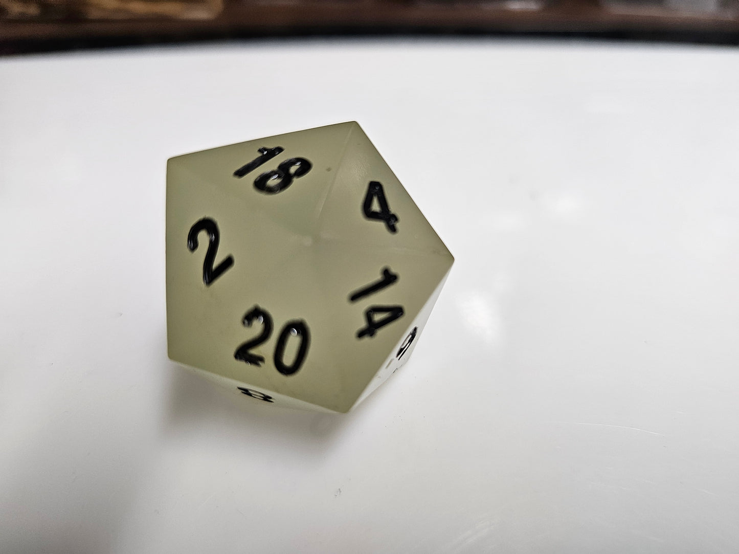 The Legend of the Pale Moonstone Polyhedral Dice