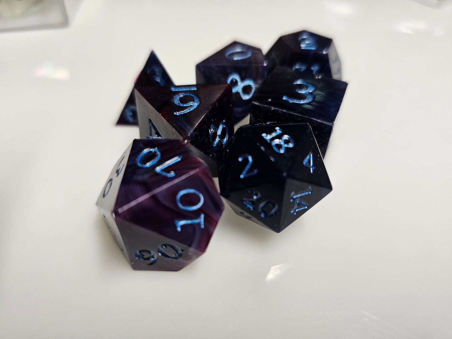 The Legend of the Midnight Abyss Polyhedral Dice Set