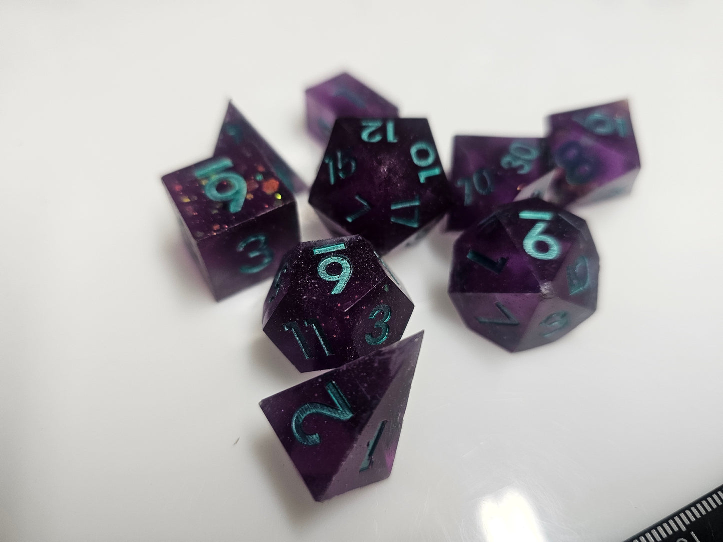 The Legend of the Midnight Abyss Polyhedral Dice Set of 9