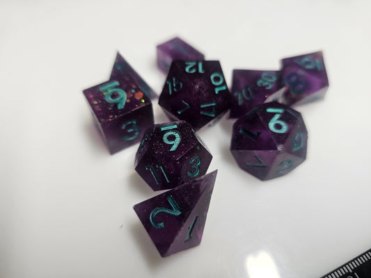 The Legend of the Midnight Abyss Polyhedral Dice Set of 9