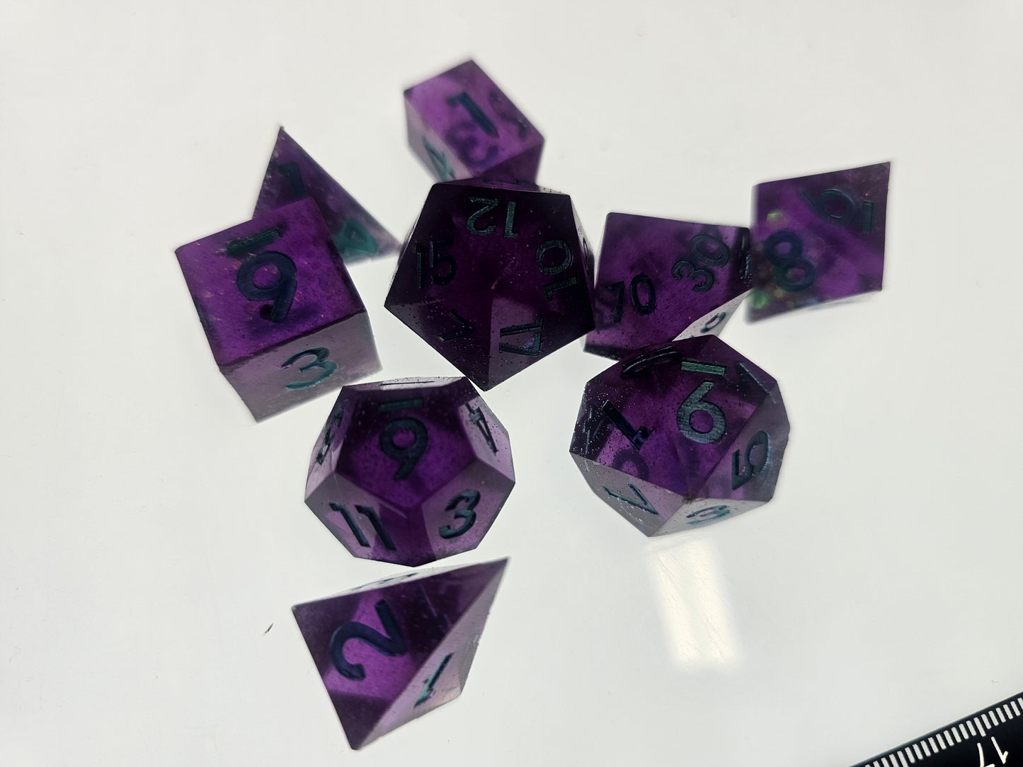 The Legend of the Midnight Abyss Polyhedral Dice Set of 9