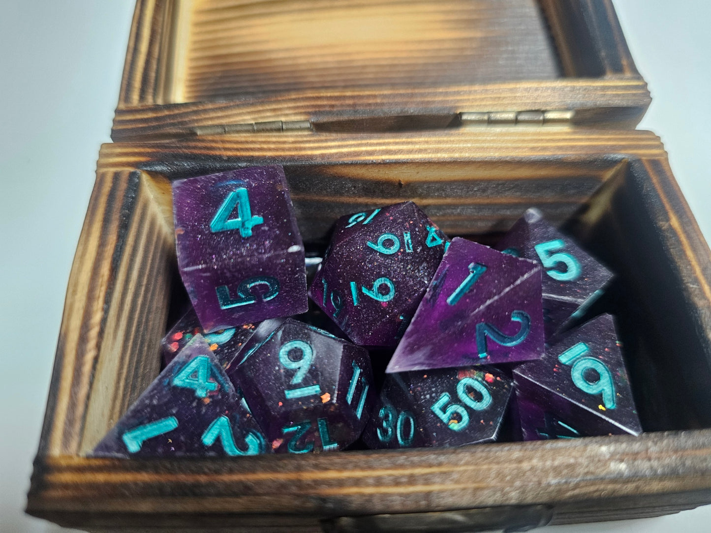 The Legend of the Midnight Abyss Polyhedral Dice Set of 9