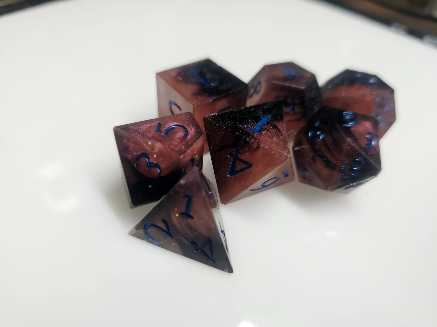 The Legend of the Cyber-Void Polyhedral Dice Set
