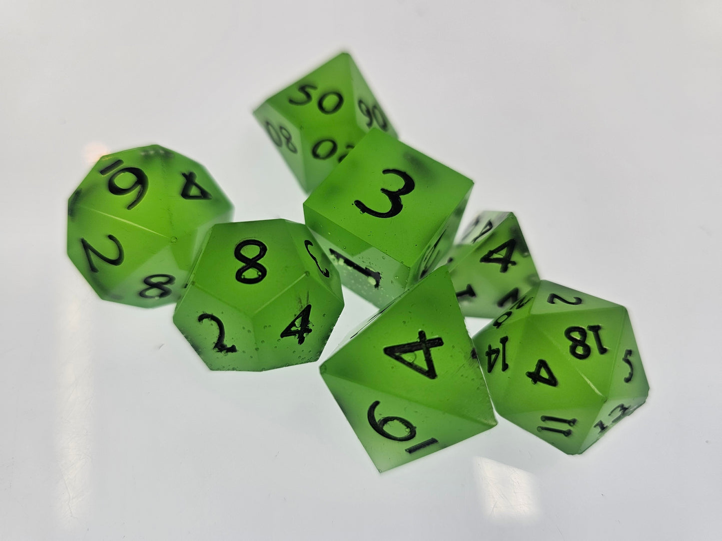 The Shards of the Slime-Core Grove dice