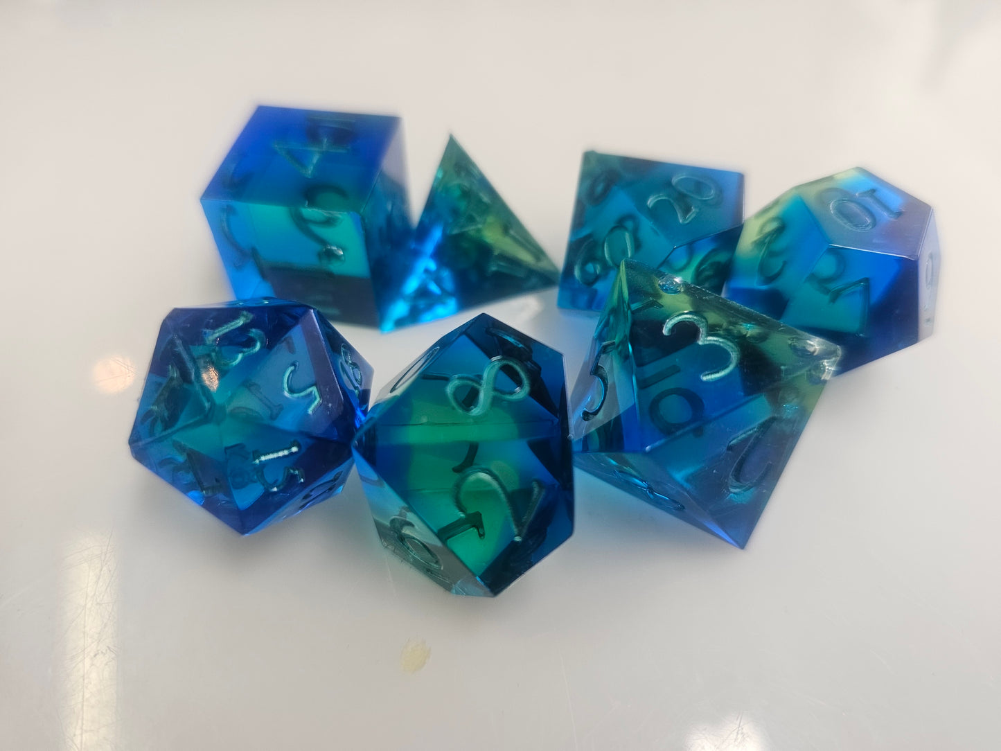 The Shard of the Deep-Earth Geode dice