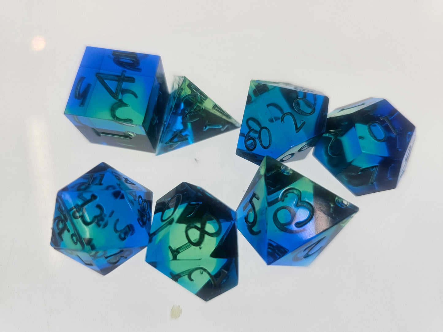 The Shard of the Deep-Earth Geode dice