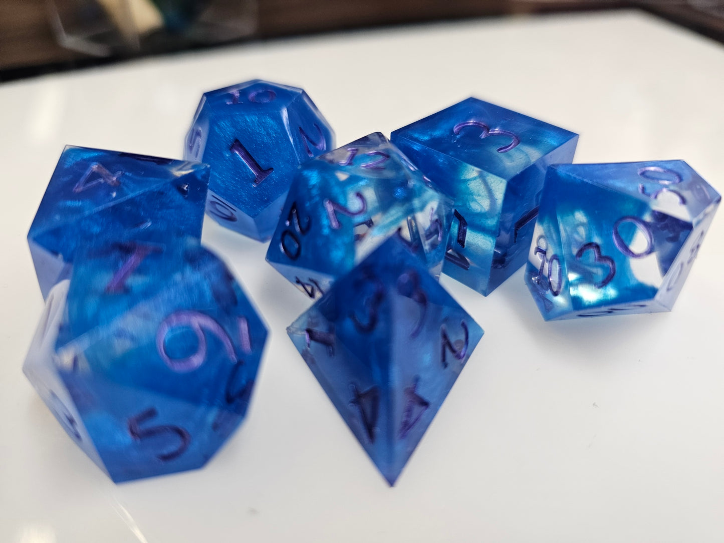 The Core of the Ice-Dragon's Breath dice