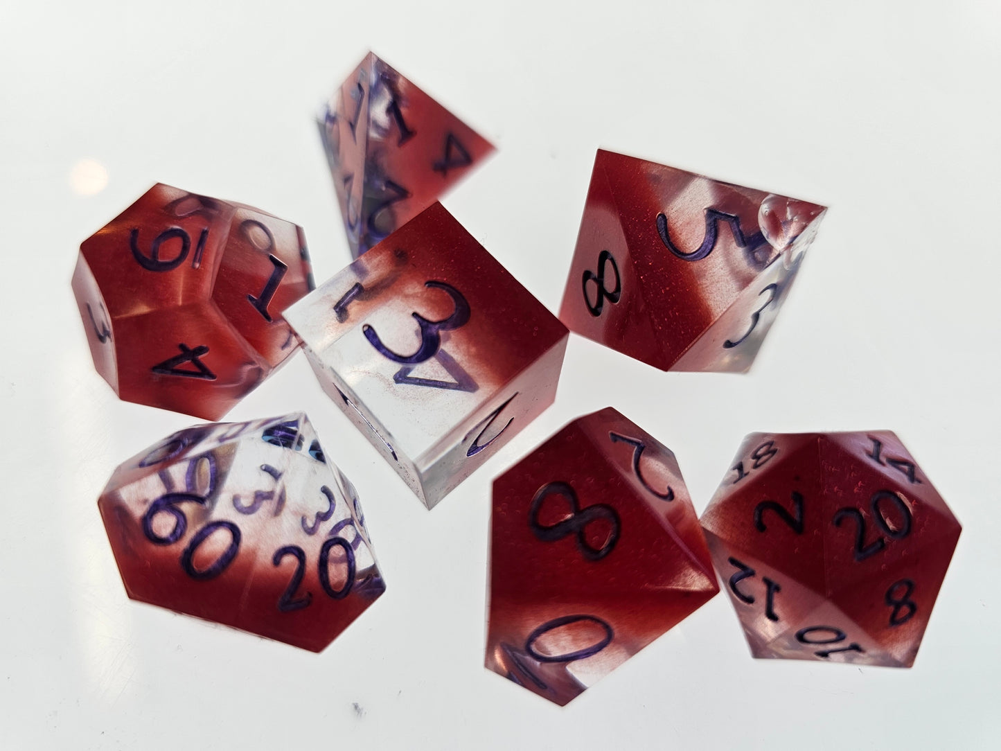 The Embers of the Dragon's Forge dice