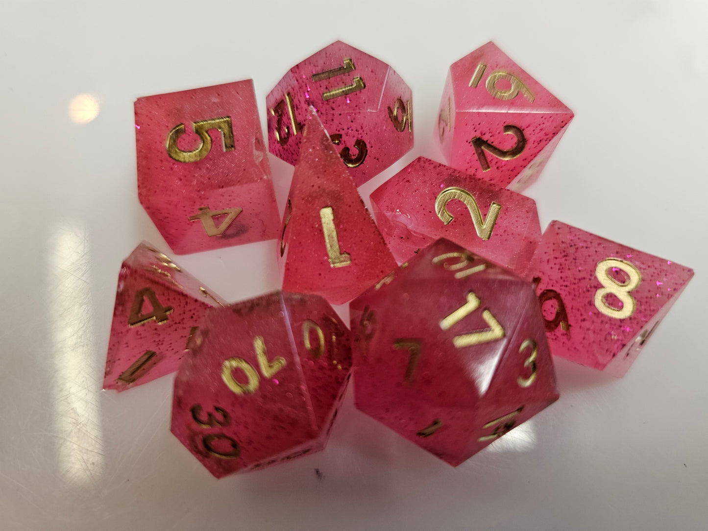The Shards of the Pixie Orchard dice