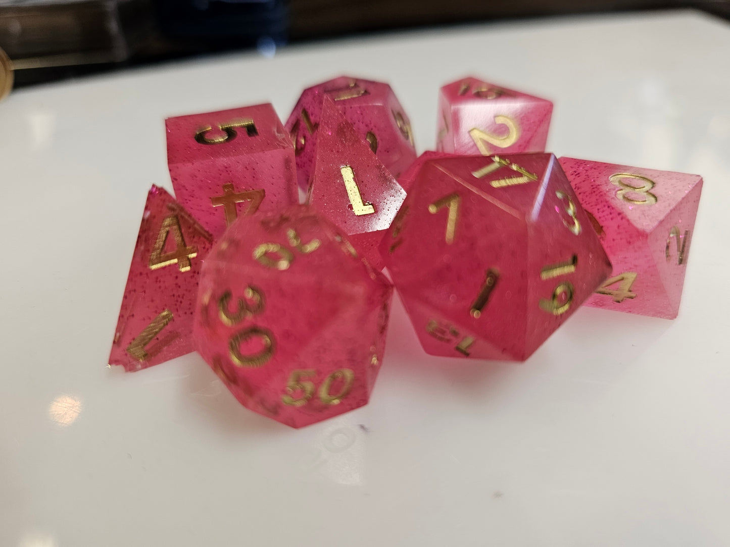 The Shards of the Pixie Orchard dice