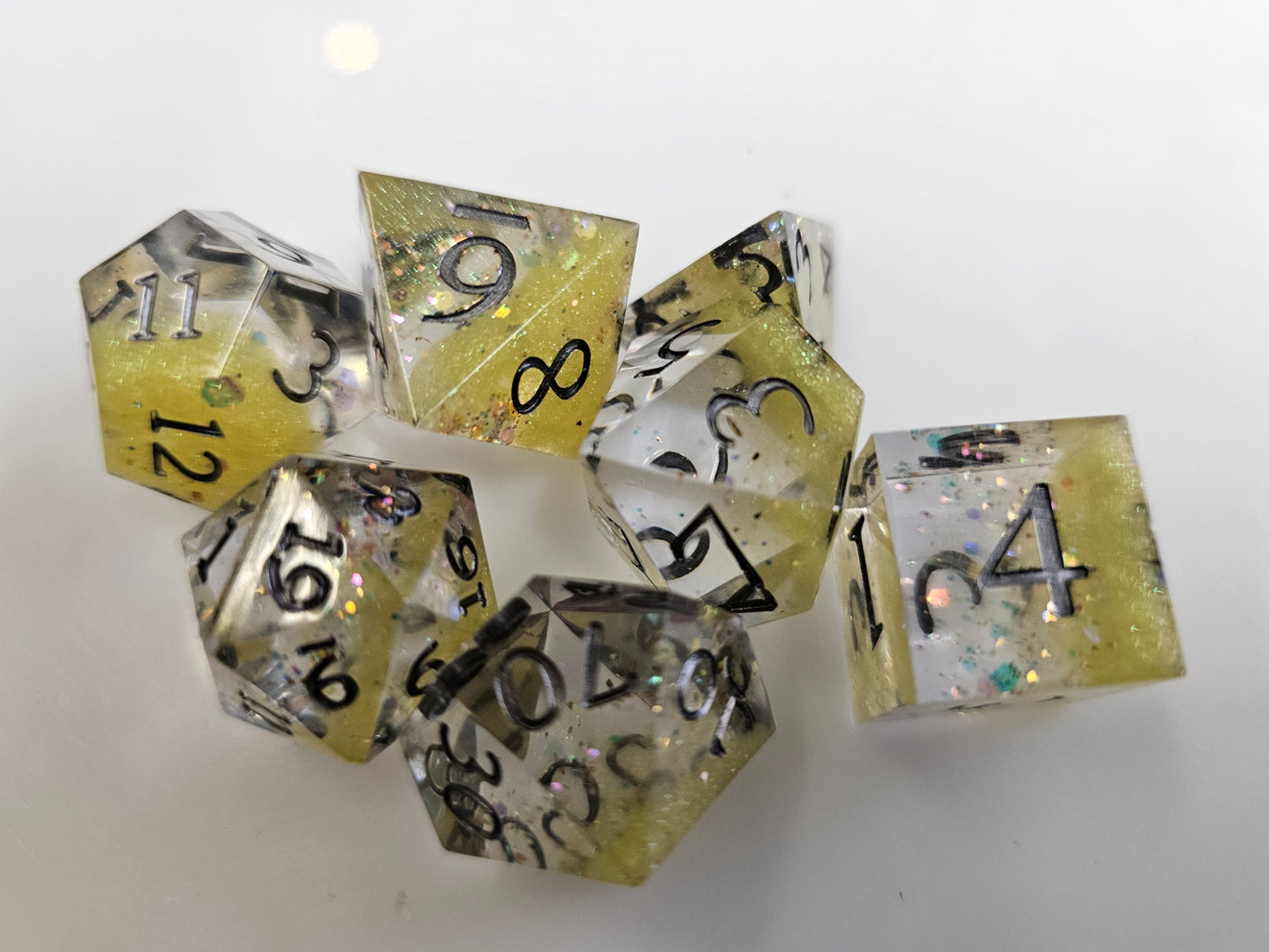 The Shards of the Sun-Dust Comet dice