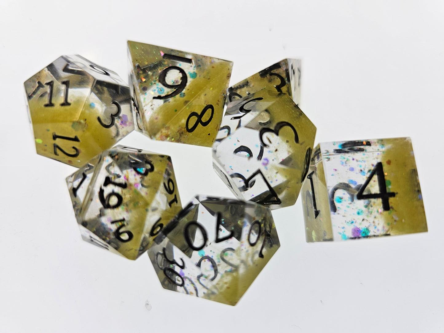 The Shards of the Sun-Dust Comet dice