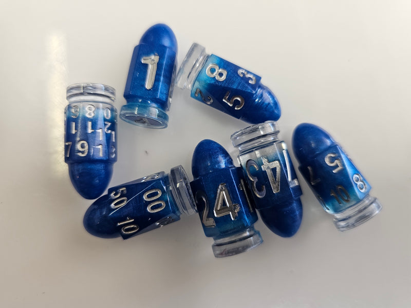 The Shards of the Chrono-Slinger's Vault Dice Set