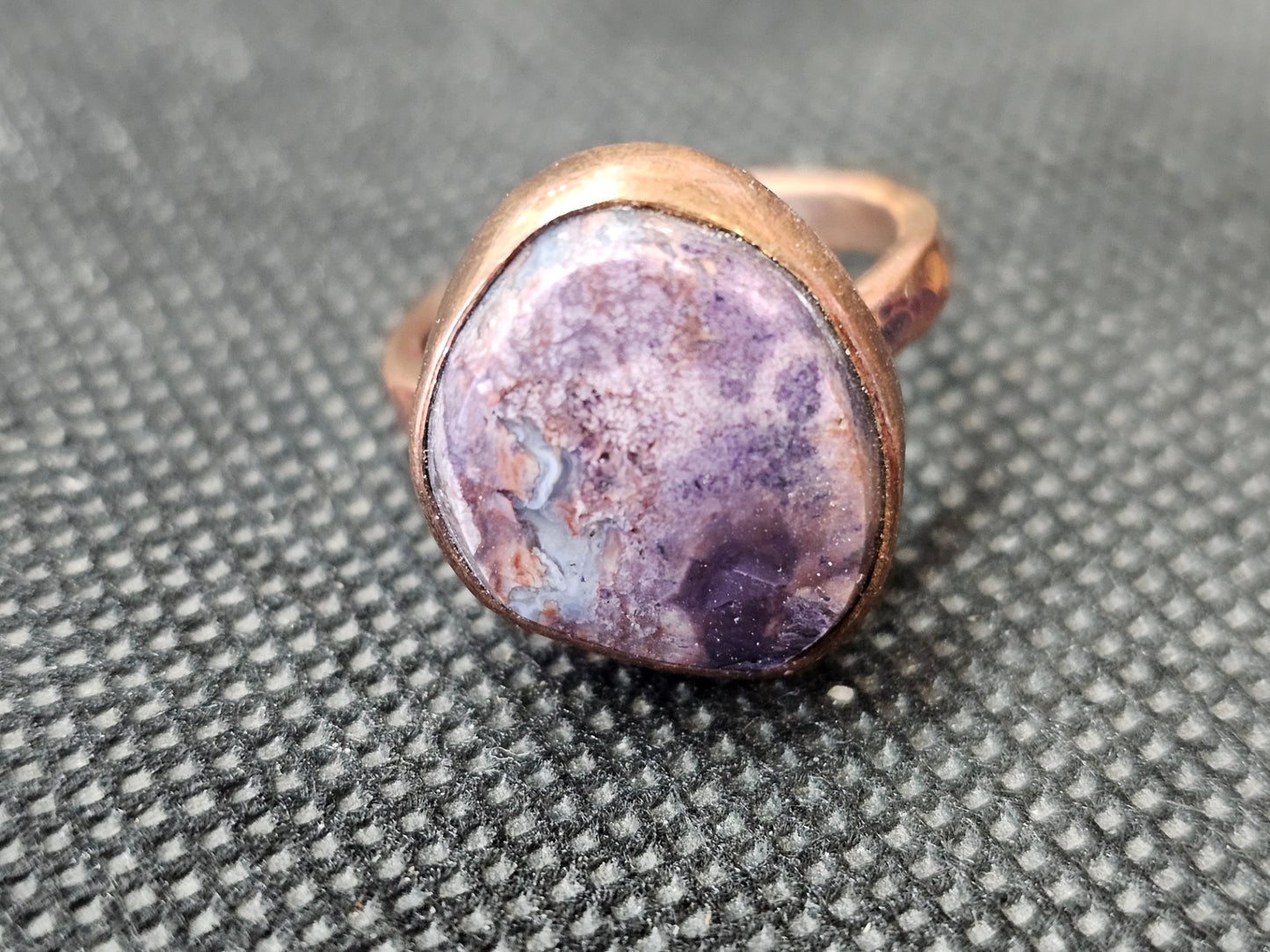 Rare Utah Tiffany Stone Copper Ring, Size 7.5