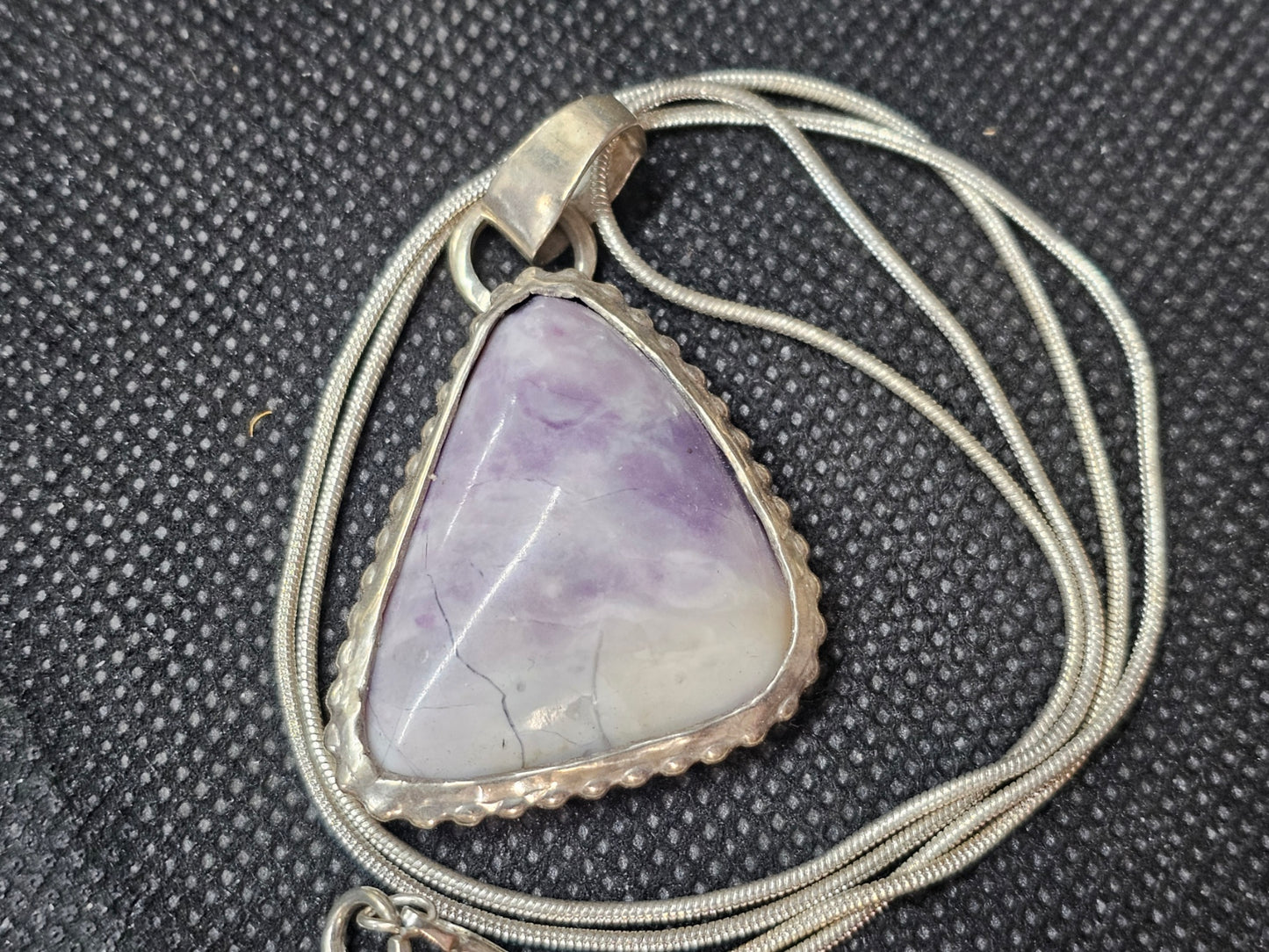 Natural Tiffany Stone Silver Pendant | Ghost Mountain Minerals