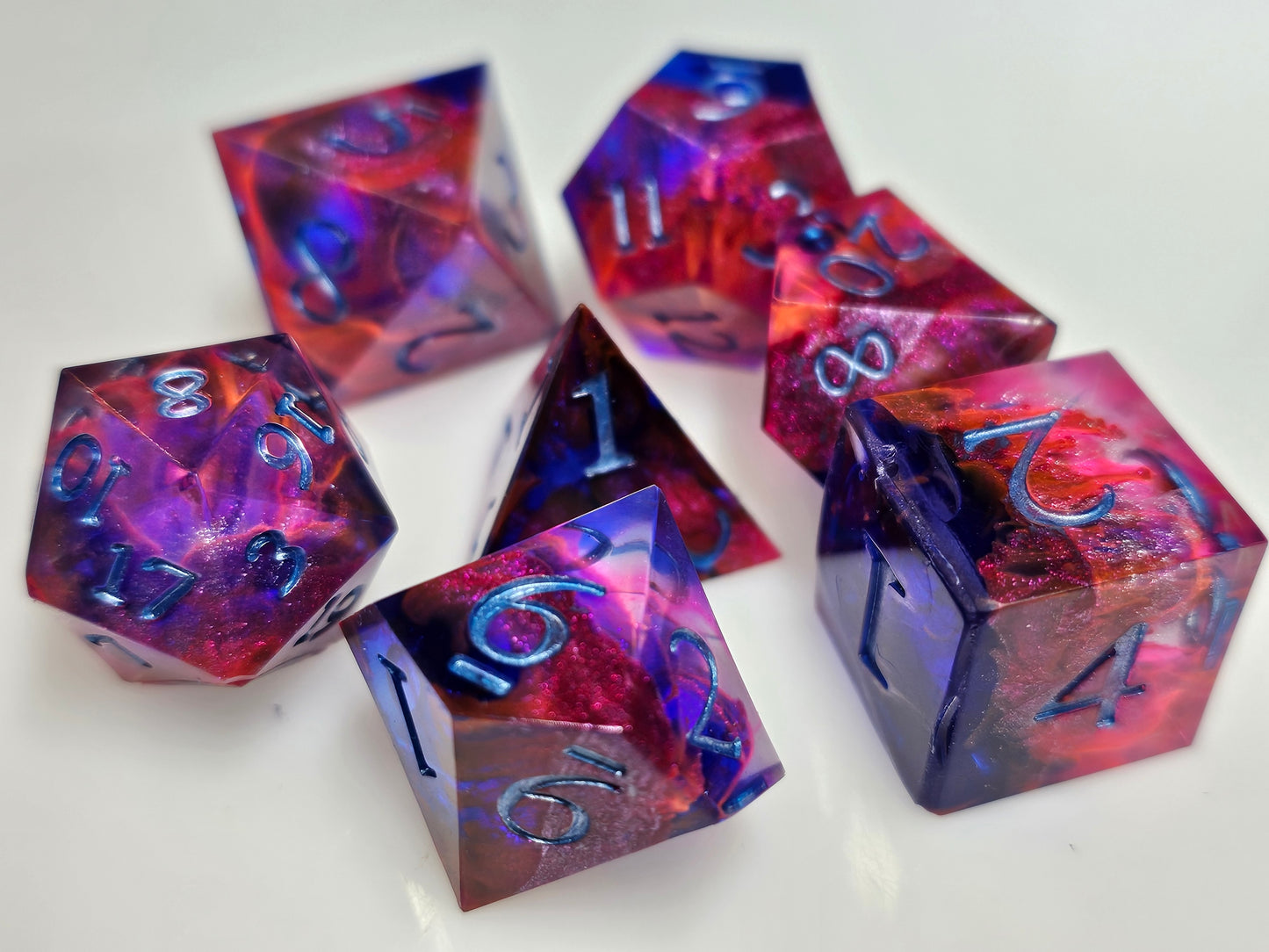 The Heart of the Arcane Nebula dice