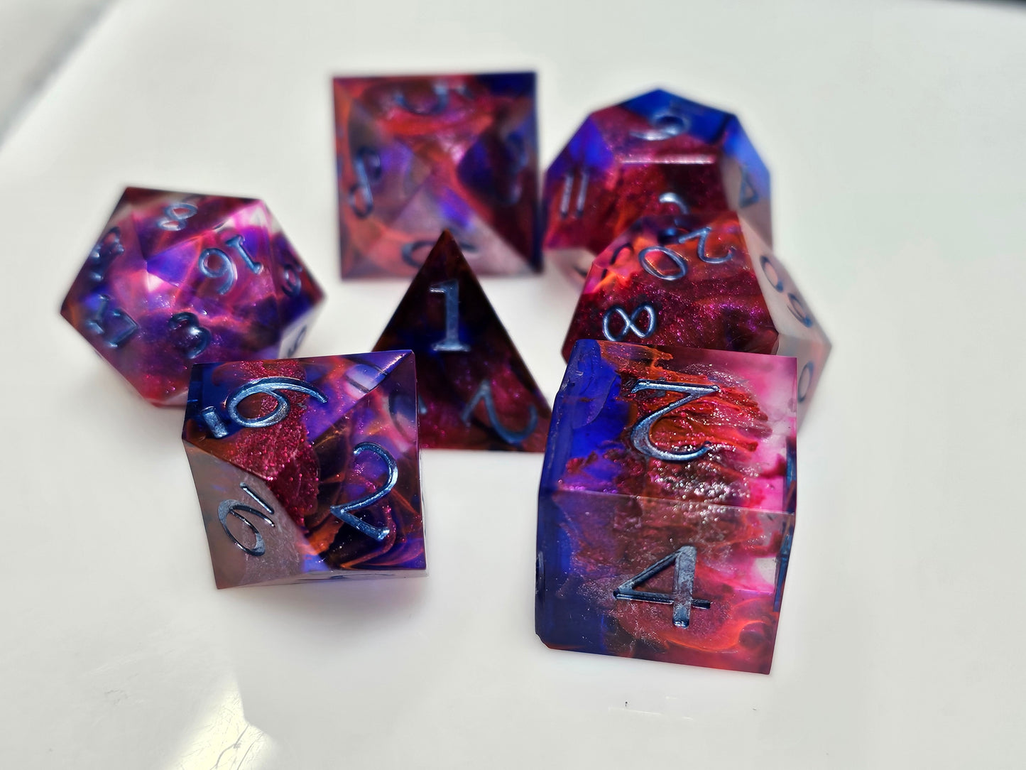 The Heart of the Arcane Nebula dice