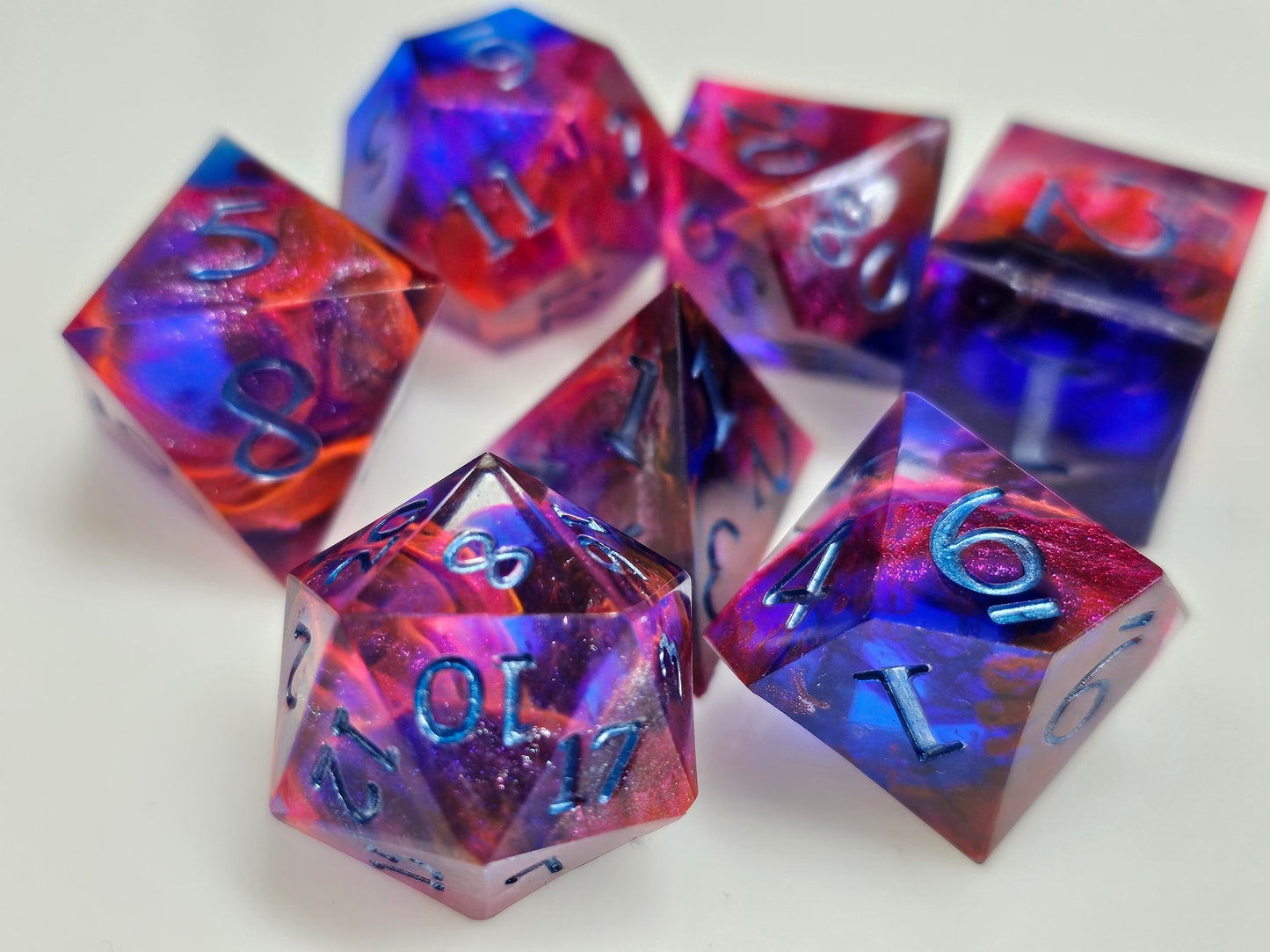 The Heart of the Arcane Nebula dice