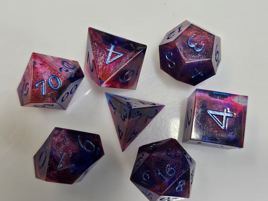 The Ember of the Twilight Horizon dice - Ghost Mountain Minerals