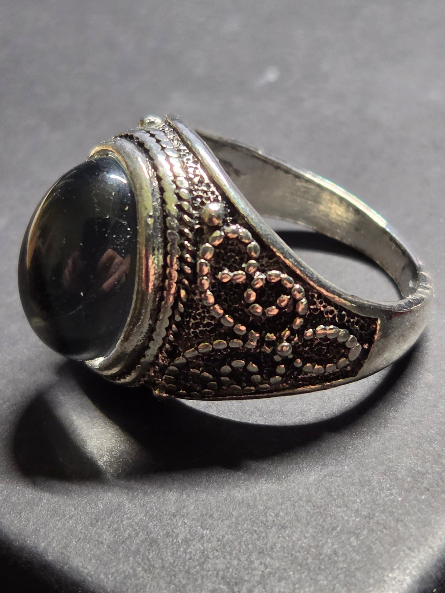 Sterling Silver Oval Color Changing Mood Ring