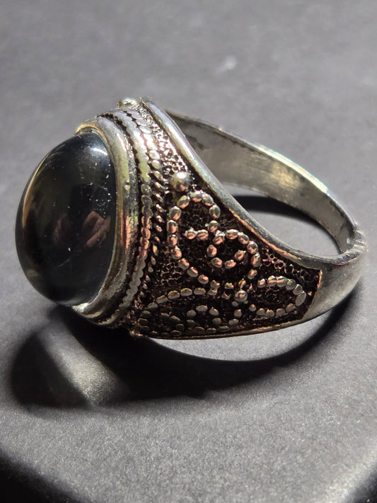 Sterling Silver Oval Color Changing Mood Ring